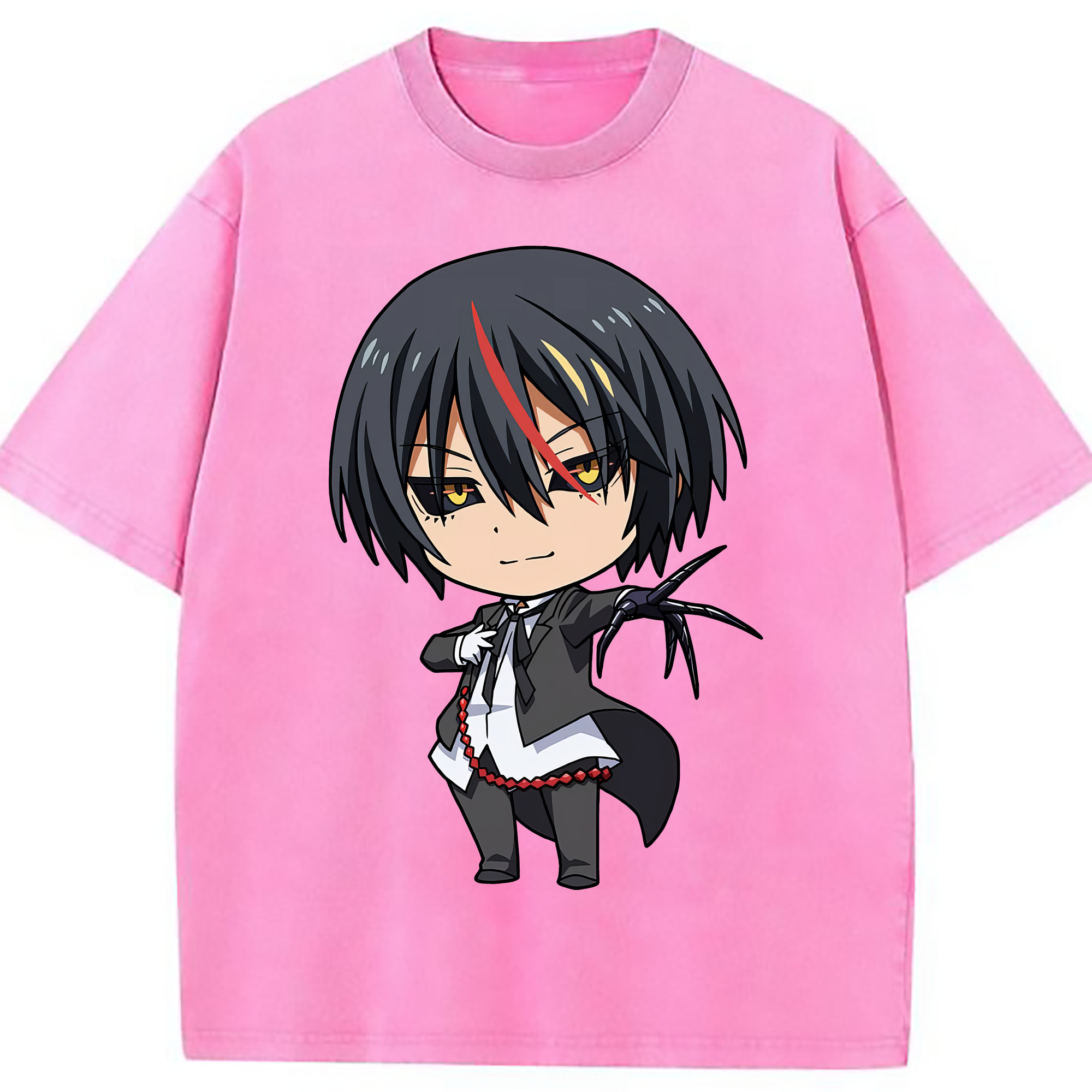 （画像用） 転スラ Regarding Reincarnated to Slime 綿100% ヴィンテージ風 半袖Tシャツ（フロントプリント）
